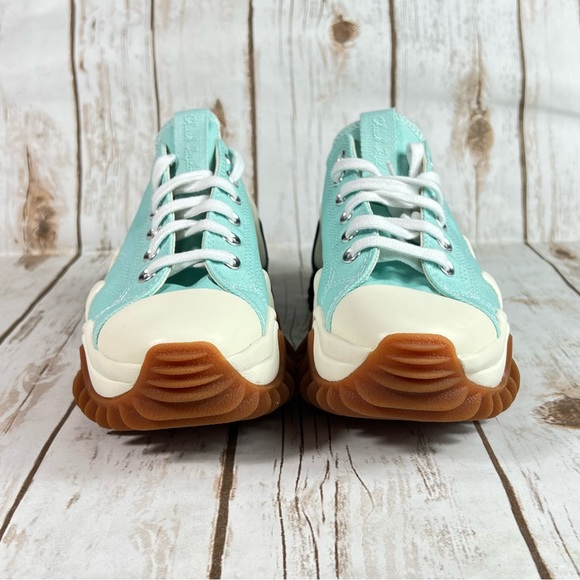 New Converse Run Star Motion Low Platform Water Droplets Green Sneakers - Picture 5 of 13